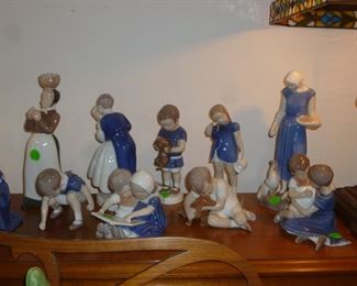 Mostly B & G figurines
