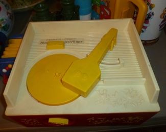 Vintage Fisher Price record player