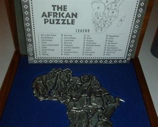 Very cool African puzzle..all animals in mint condition