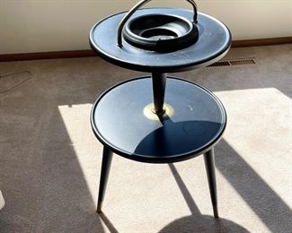 Vintage MCM ashtray table 