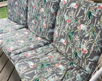 Vintage outdoor bench 
