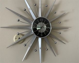 Starburst George Nelson wall clock 