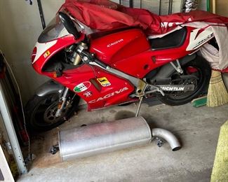 Cagiva Mito motorcycle, good working condition 