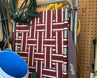 Schlitz folding chair 