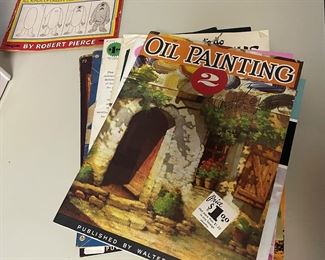 Vintage art books 