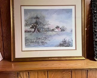 Vintage framed art