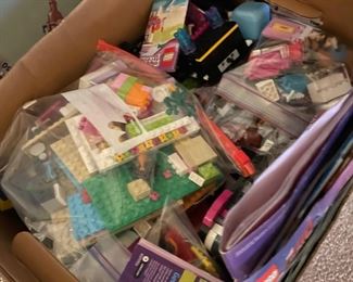 Lot of Legos (mostly Friends and Minecraft, with directions)