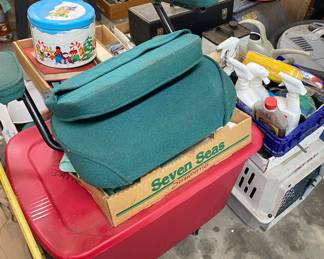 Box Lots of Chemicals