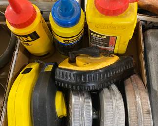 Assorted Tape Measures and Line Markers