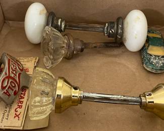 Glass Doorknobs and Pepsi Bottle Opener