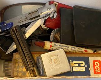 Pocketknife, Ammo, Smalls