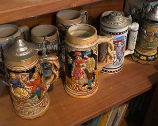 German and Other Beer Steins
