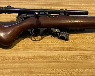 Mossberg Model 142-A 22 Caliber Rifle with Mossberg No. M4D Scope)