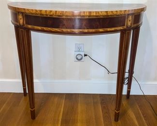 Council Demilune Table
