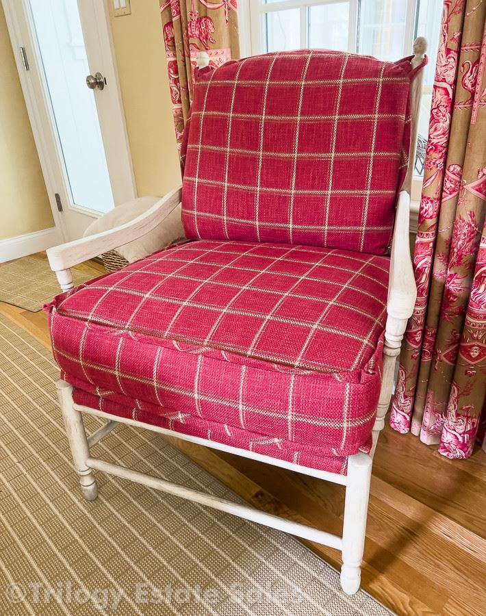 Pearson Wood Frame Chair With Cushions