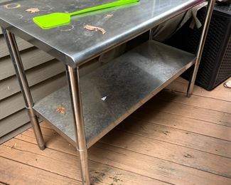 Outdoor prep table