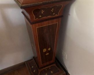 Carved Wood Pedestal