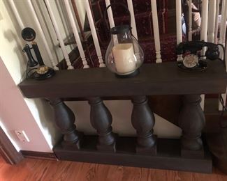 Wood Rail, Antique Telephones