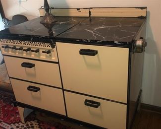 Antique Range w/Marble Top
