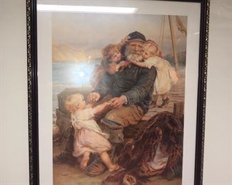 Fisherman w/Grandchildren