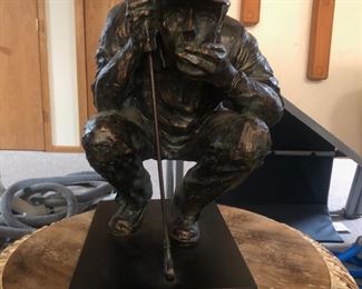 Statue of Golfer