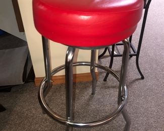 Red Bar Stool