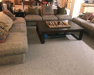 U-Shape Sofa, Coffee Table