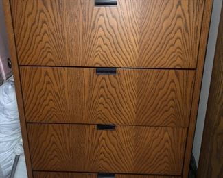 Burled Maple File/Dresser