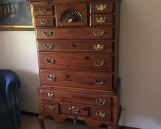 12 Drawer High Dresser