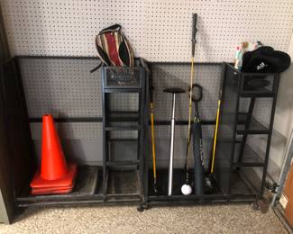 Golf Caddies w/Clubs