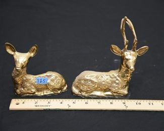 brass deer