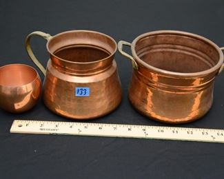 copper pots