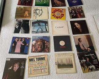 TOI003- Vintage Vinyl Records Heart, Paul Simon, The Rolling Stones, Village People