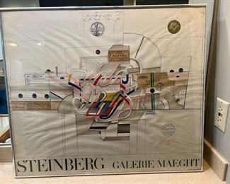 TOI007- Steinberg 1970 Galerie Maeght Poster Art