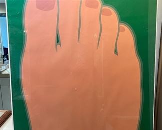 TOI013- Tom Wesselmann, Olympische Spiele Foot Poster