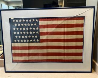 TOI029- Framed American Flag