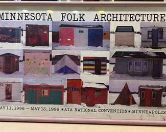 TOI034- Minnesota Folk Architecture Poster