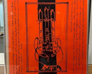 TOI053- Corita Kent Framed “Circus Alphabet Design Prints