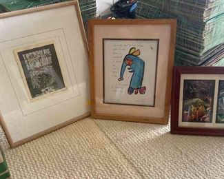 TOI082 - Three Framed Art Prints