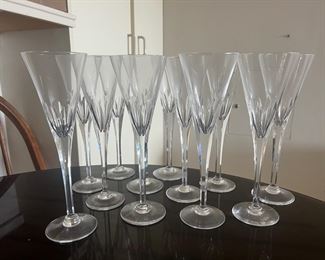 TOI132- Dozen Stuart Crystal Stemware