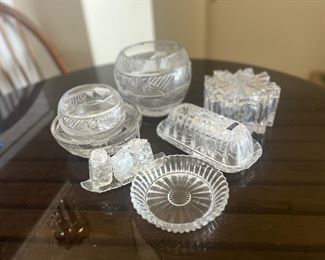 TOI135- Assorted Crystal Serveware