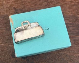 TOI191 Tiffany And Co Sterling Silver Purse Trinklet