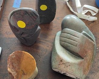 TOI193- Shona Warrior Sculpture From Africa