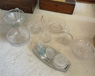 TOI219- Various Crystal And Glassware