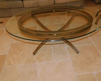 Brass & Glass Coffee Table