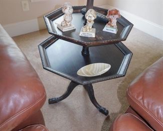 Vintage Mahogany Tier Table