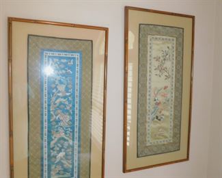 Framed Asian SIlk 
