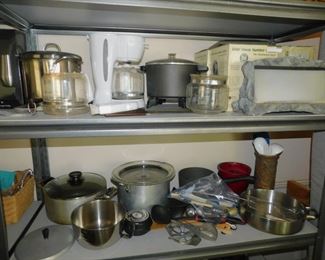 COMMERCIAL SHELVING SOLD - Cookware