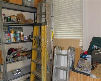 COMMERCIAL SHELVING SOLD - Ladders