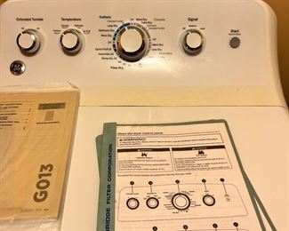 #101) - $950 - Matching Pair GE Profile Traditional Washer and Dryer.  Clean.  Smoke Free Pet Free Home.  